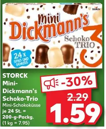 Kaufland Storck mini-dickmann's schoko-trio Angebot