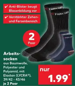 Kaufland Parkside arbeitssocken Angebot