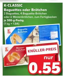 Kaufland K-classic baguette-brötchen Angebot