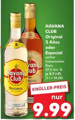 Kaufland Havana club original 3 años Angebot