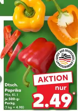 Kaufland Dtsch. paprika mix, kl. i Angebot