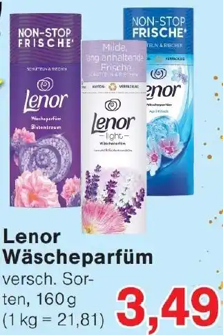 Wiglo Wunderland Lenor Wäscheparfüm Angebot