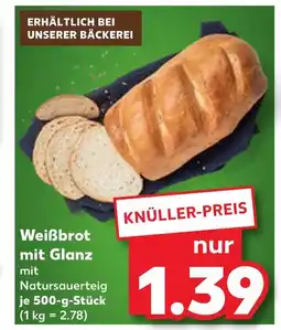 Kaufland Weißbrot mit glanz Angebot