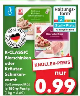 Kaufland K-classic bierschinken Angebot