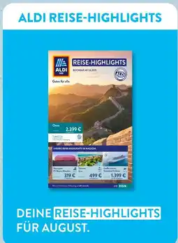Aldi Süd Aldi reisen china reise Angebot