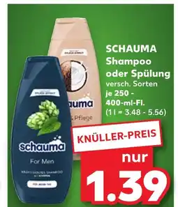 Kaufland Schauma shampoo Angebot