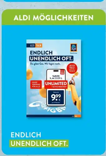 Aldi Süd Aldi talk tarife s, m oder l unlimited Angebot