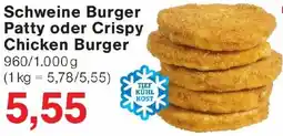 Wiglo Wunderland Schweine Burger Patty oder Crispy Chicken Burger Angebot