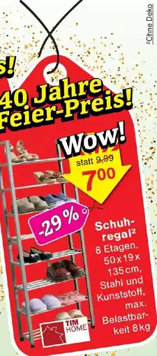 Wiglo Wunderland Schuhregal Angebot