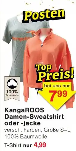 Wiglo Wunderland KangaROOS Damen-Sweatshirt oder -jacke Angebot