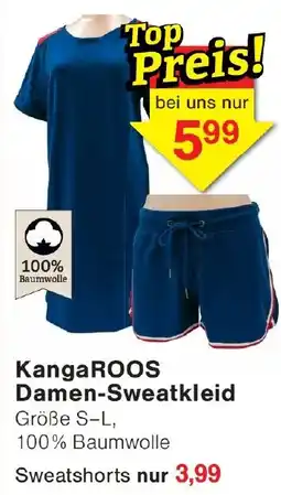 Wiglo Wunderland KangaROOS Damen-Sweatkleid Angebot