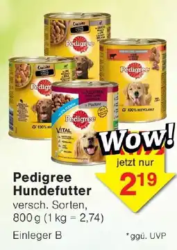 Wiglo Wunderland Pedigree Hundefutter Angebot