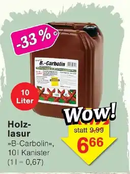 Wiglo Wunderland Holzlasur Angebot
