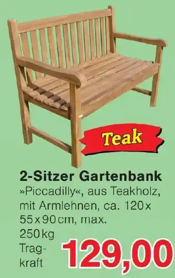 Wiglo Wunderland 2-Sitzer Gartenbank Angebot