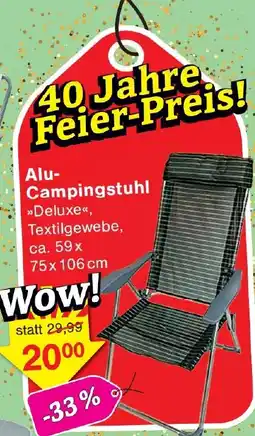 Wiglo Wunderland Alu-Campingstuhl Angebot