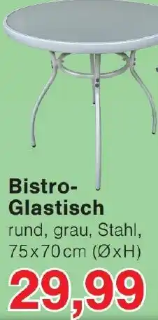Wiglo Wunderland Bistro-Glastisch Angebot