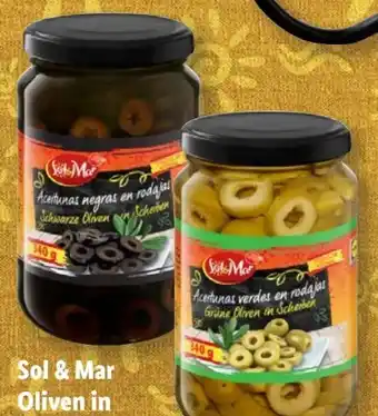 Lidl Sol & Mar Grüne Oliven mit Stein Angebot