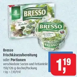 Markant Bresso Frischkäsezubereitung oder Portionen Angebot