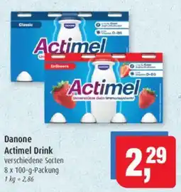 Markant Danone Actimel Drink Angebot
