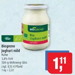 Markant Biogreno Joghurt mild Angebot