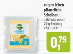 Markant vegan leben pflanzliche Scheiben Angebot
