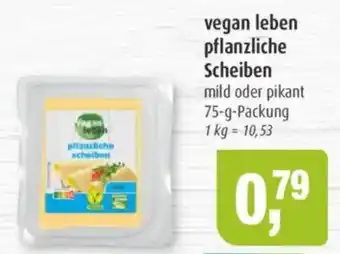 Markant vegan leben pflanzliche Scheiben Angebot