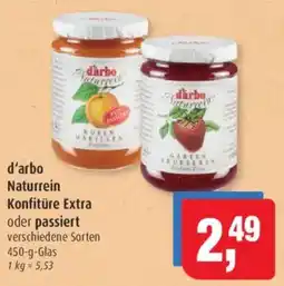 Markant d'arbo Naturrein Konfitüre Extra oder passiert Angebot
