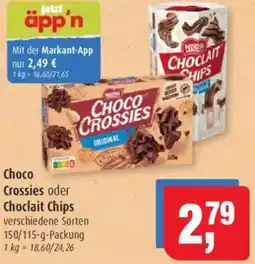 Markant Choco Crossies oder Choclait Chips Angebot