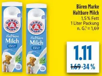 diska Bären Marke Haltbare Milch Angebot