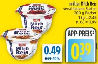 diska müller Milch Reis Angebot