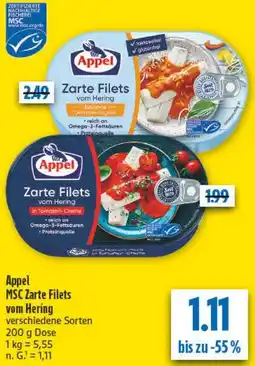 diska Appel MSC Zarte Filets vom Hering Angebot