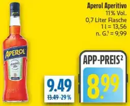 diska Aperol Aperitivo Angebot