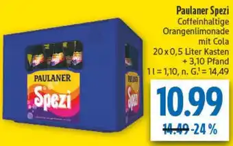 diska Paulaner Spezi Angebot