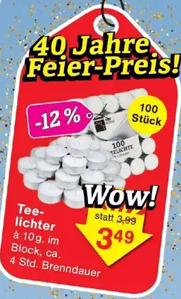 Wiglo Wunderland Teelichter Angebot