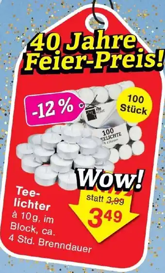 Wiglo Wunderland Teelichter Angebot
