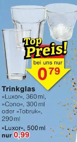 Wiglo Wunderland Trinkglas Angebot