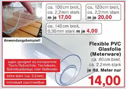 Wiglo Wunderland Flexible PVC Glasfolie (Meterware) Angebot