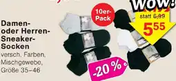 Wiglo Wunderland Damen oder Herren Sneaker Socken Angebot