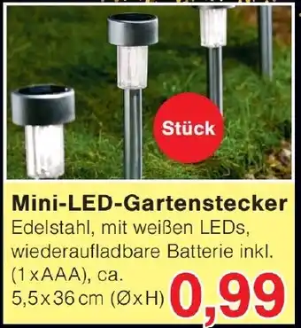 Wiglo Wunderland Mini-LED-Gartenstecker Angebot