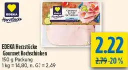 diska EDEKA Herzstücke Gourmet Kochschinken Angebot