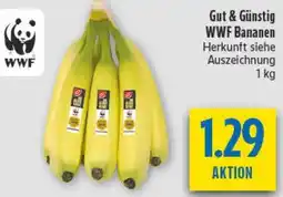 diska Gut & Günstig WWF Bananen Angebot