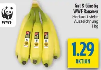 diska Gut & Günstig WWF Bananen Angebot