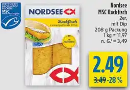 diska Nordsee MSC Backfisch Angebot