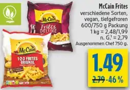 diska McCain Frites Angebot
