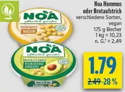 diska Noa Hummus oder Brotaufstrich Angebot