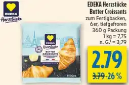 diska EDEKA Herzstücke Butter Croissants Angebot