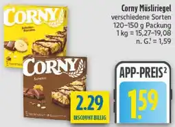 diska Corny Müsliriegel Angebot