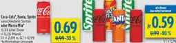 diska Coca-Cola, Fanta, Sprite oder Mezzo Mix Angebot