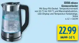 diska EDEKA zuhause Glaswasserkocher Angebot