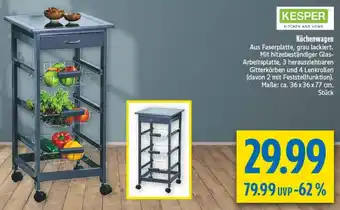 diska KESPER Küchenwagen Angebot
